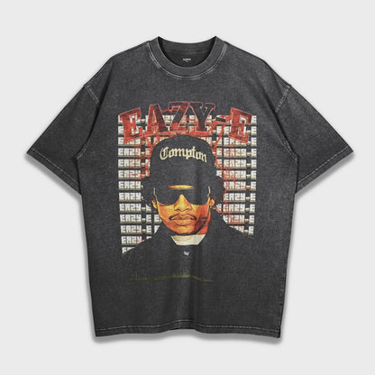 Eazy-E - تي شيرت فضفاض وثقيل