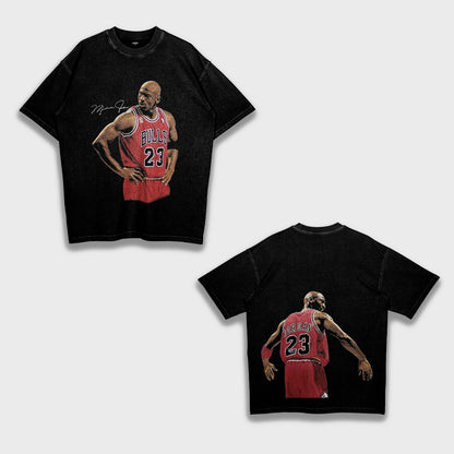 Michael Jordan - تي شيرت فضفاض وثقيل