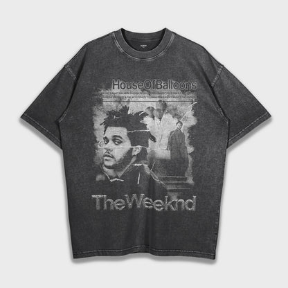 The Weeknd - تي شيرت فضفاض وثقيل