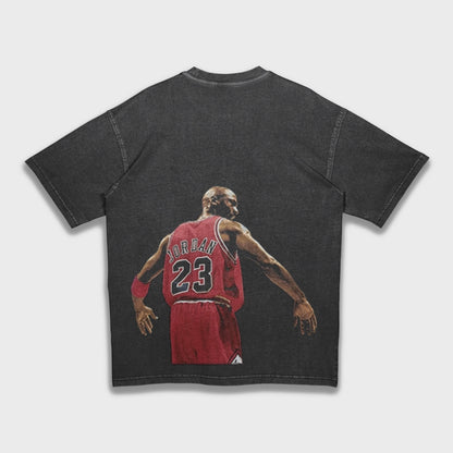 Michael Jordan - تي شيرت فضفاض وثقيل