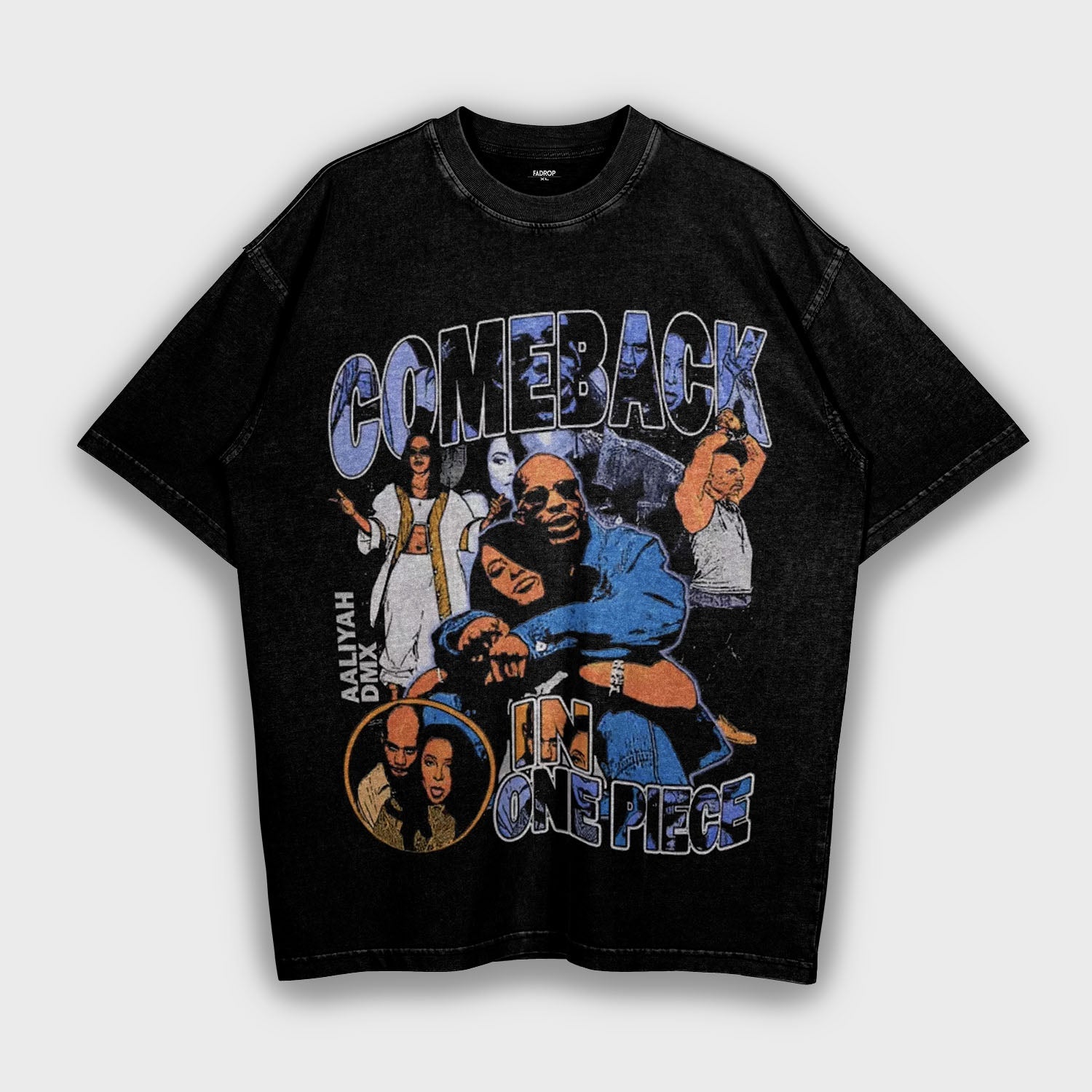 DMX x Aaliyah - Loose Fit Heavyweight T-Shirt