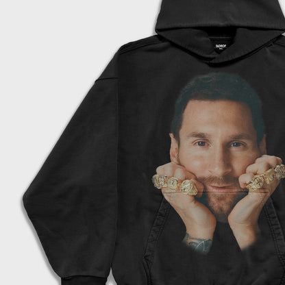 Lionel Messi - Loose Fit Heavyweight Hoodie