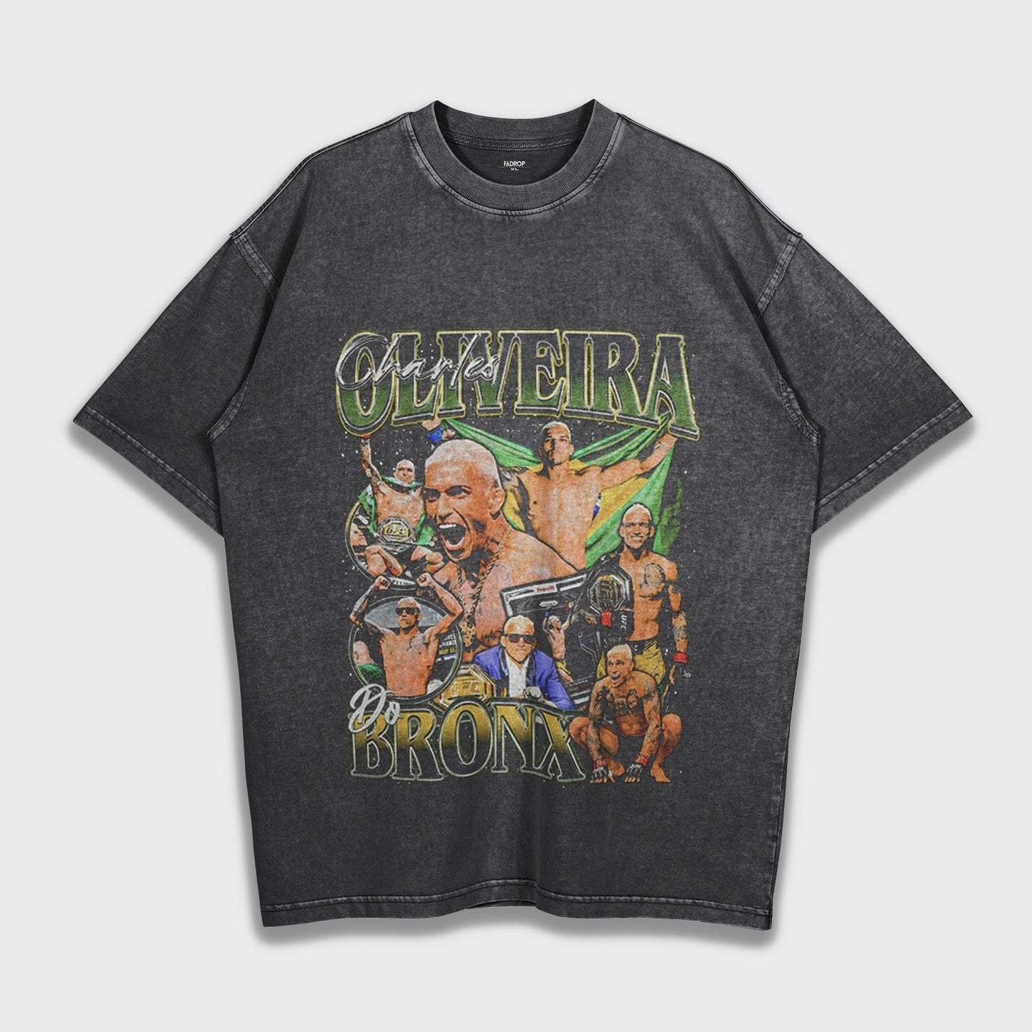 UFC Charles Oliveira - Loose Fit Heavyweight T-Shirt