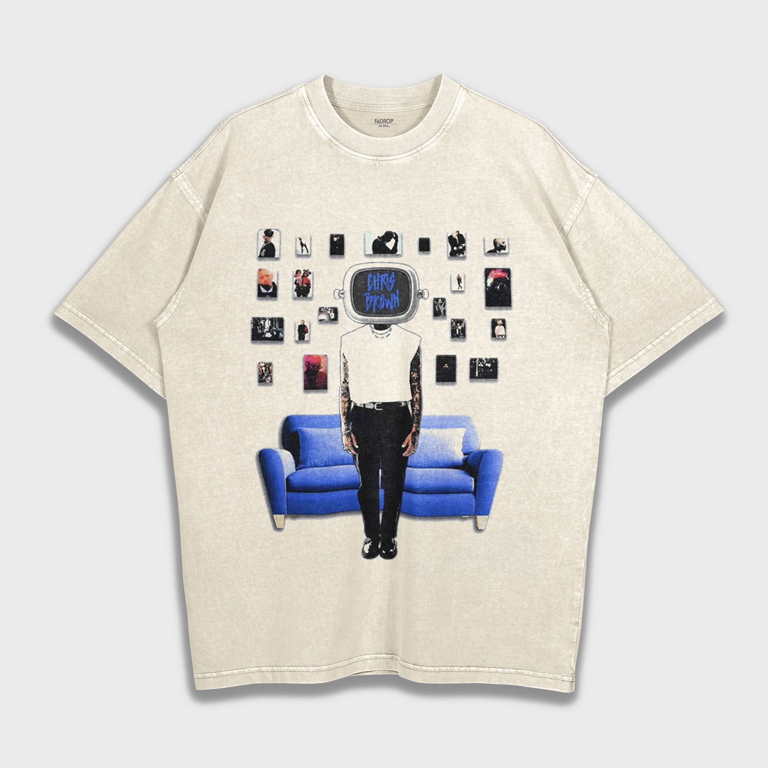 Chris Brown - Loose Fit Heavyweight T-Shirt