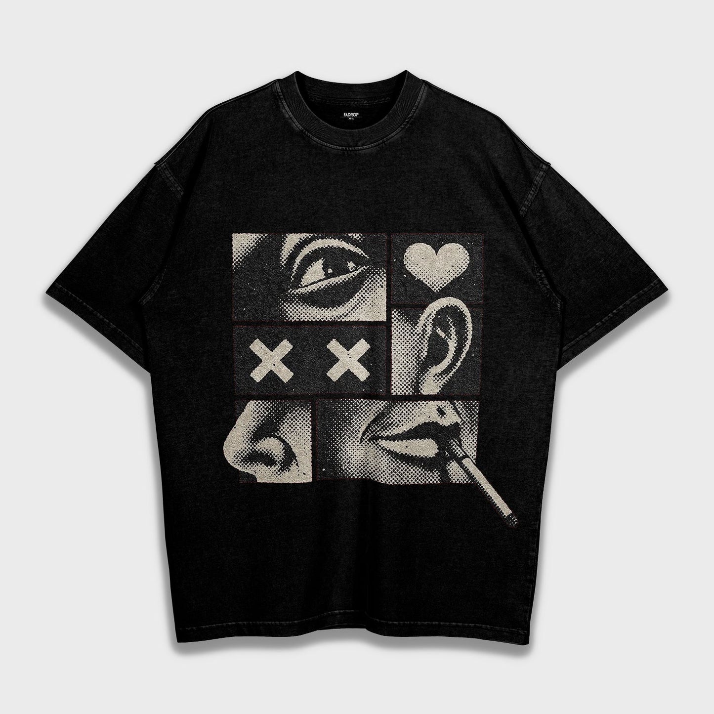 Silent Signals - Loose Fit Heavyweight T-Shirt