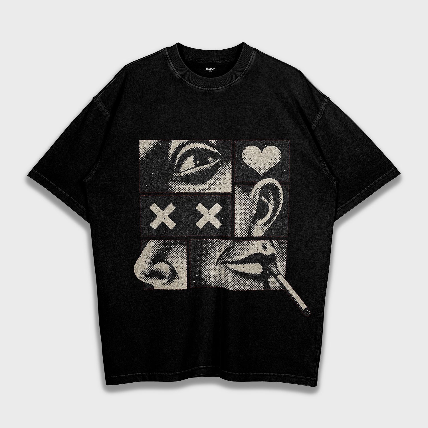 Silent Signals - Loose Fit Heavyweight T-Shirt