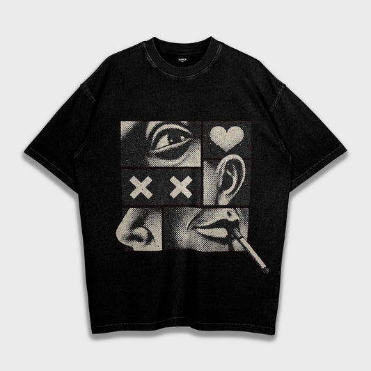 Silent Signals - Loose Fit Heavyweight T-Shirt