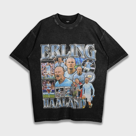 Erling Haaland - Loose Fit Heavyweight T-Shirt