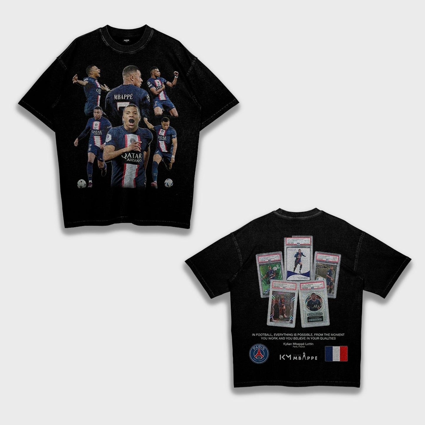 Kylian Mbappé - Loose Fit Heavyweight T-Shirt