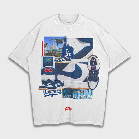 Los Angeles Dodgers sneakers - Loose Fit Heavyweight T-Shirt