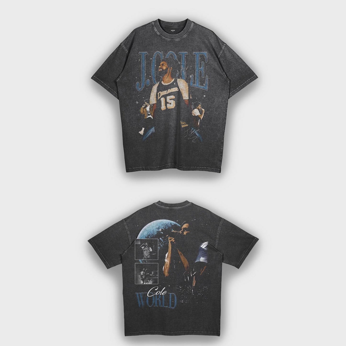 J. Cole - Loose Fit Heavyweight T-Shirt
