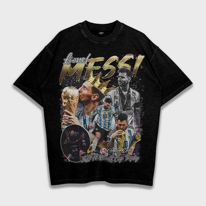 Lionel Messi - Loose Fit Heavyweight T-Shirt