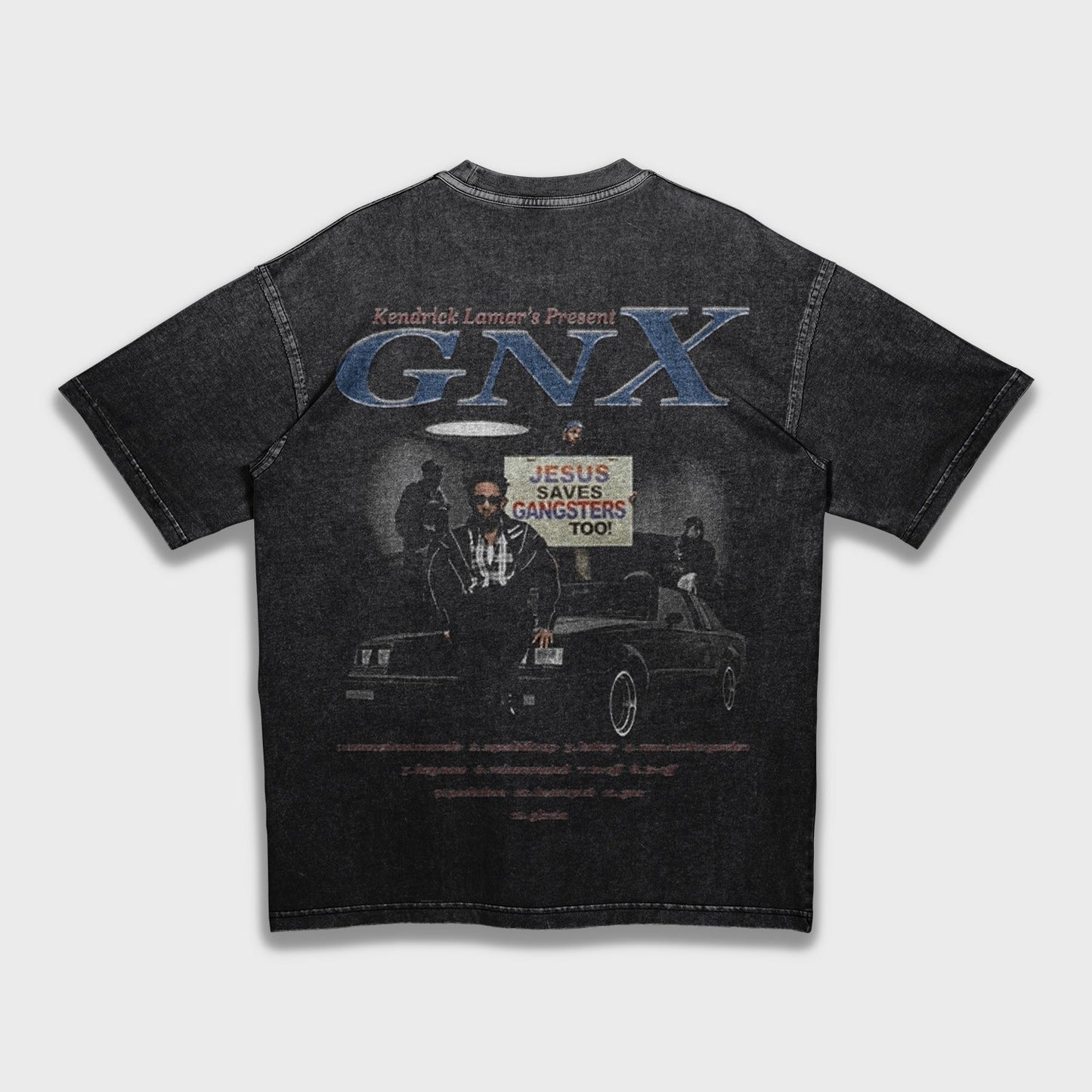 Kendrick Lamar GNX - Loose Fit Heavyweight T-Shirt