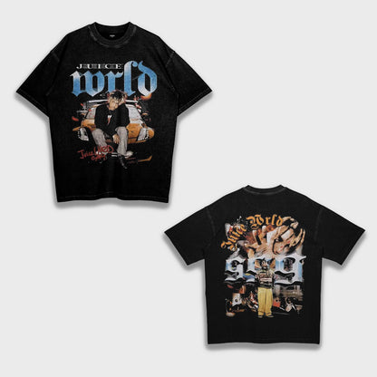 Juice Wrld - Loose Fit Heavyweight T-Shirt