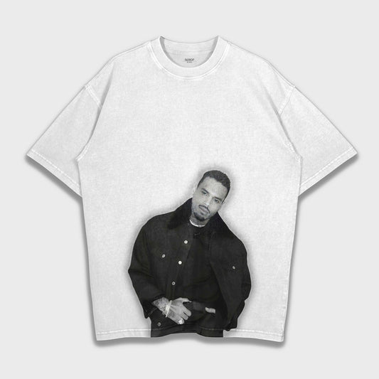 Chris Brown - Loose Fit Heavyweight T-Shirt