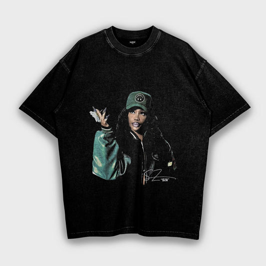 SZA - Loose Fit Heavyweight T-Shirt
