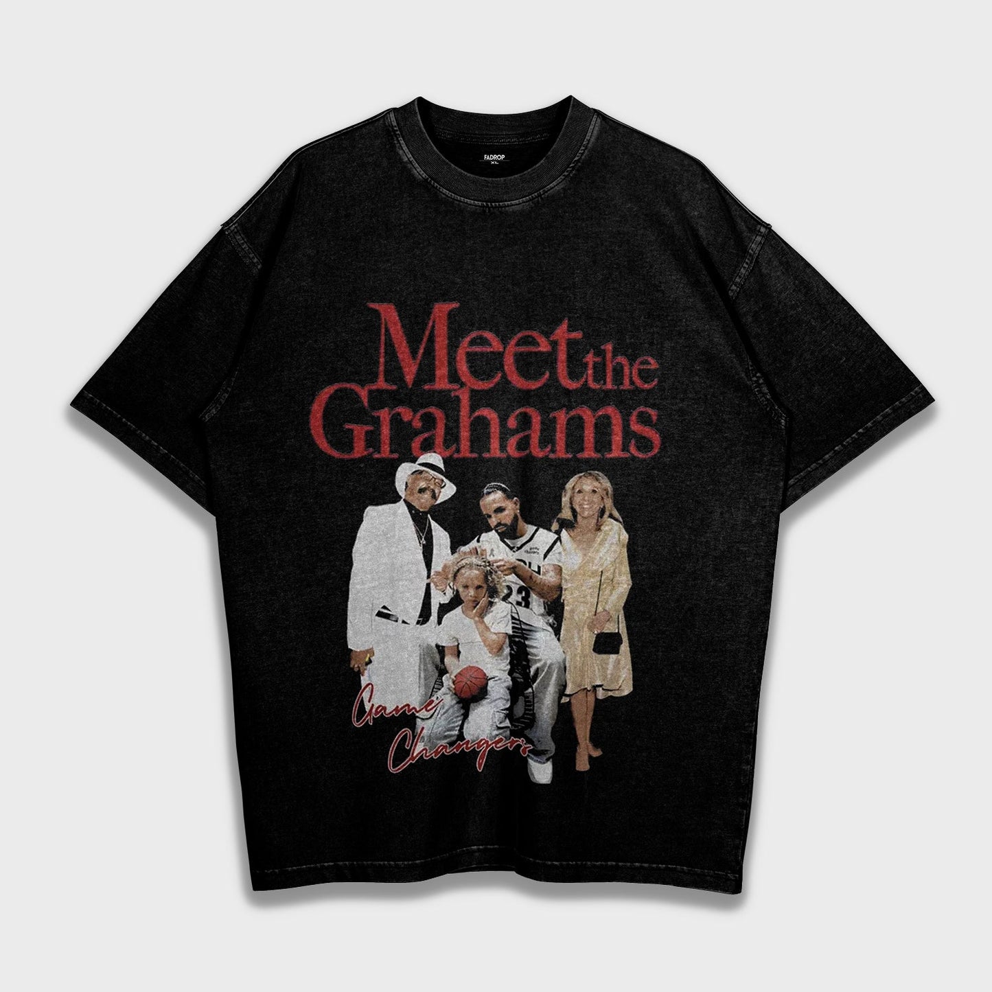 Meet the grahams - Loose Fit Heavyweight T-Shirt