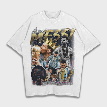 Lionel Messi - Loose Fit Heavyweight T-Shirt