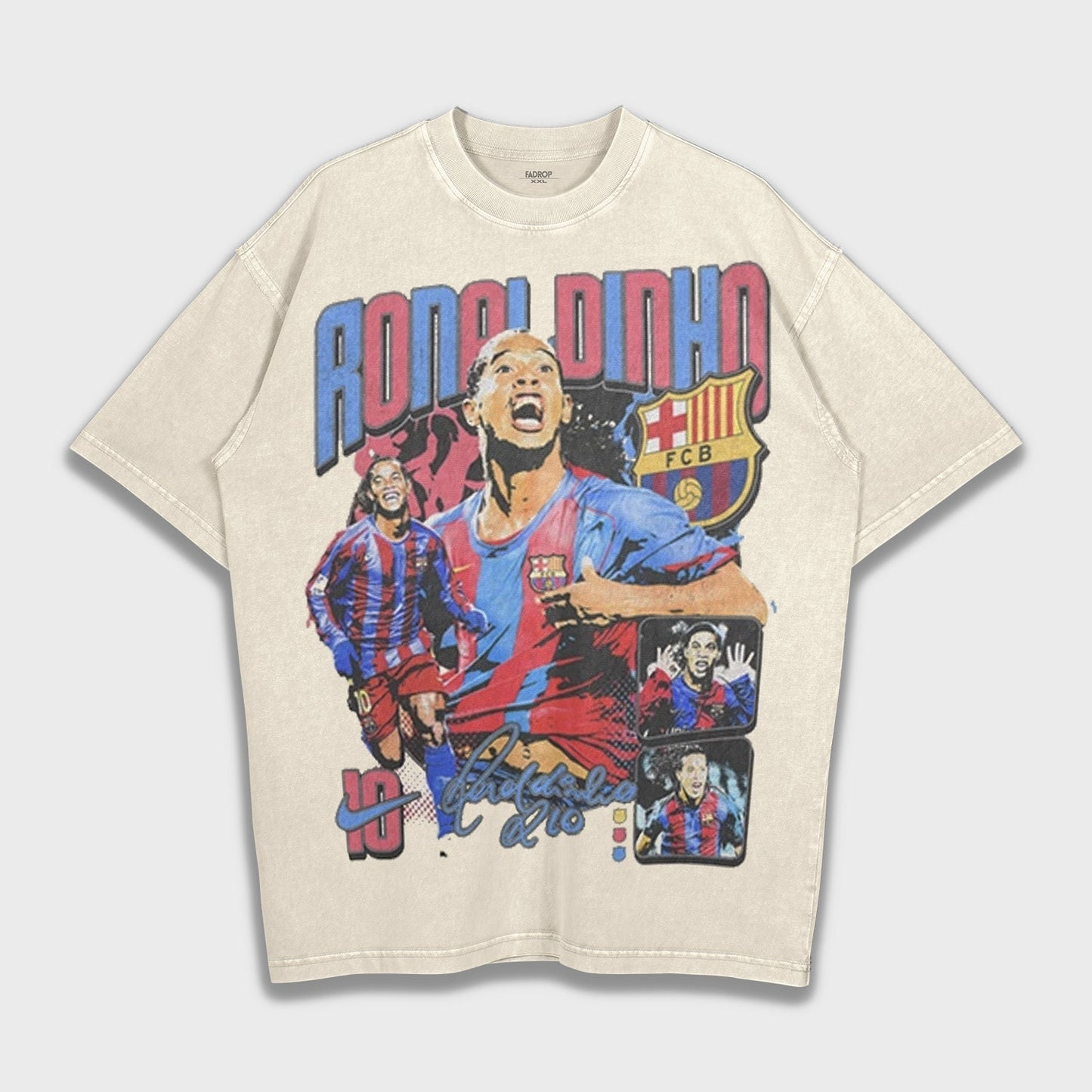 Ronaldinho - Loose Fit Heavyweight T-Shirt