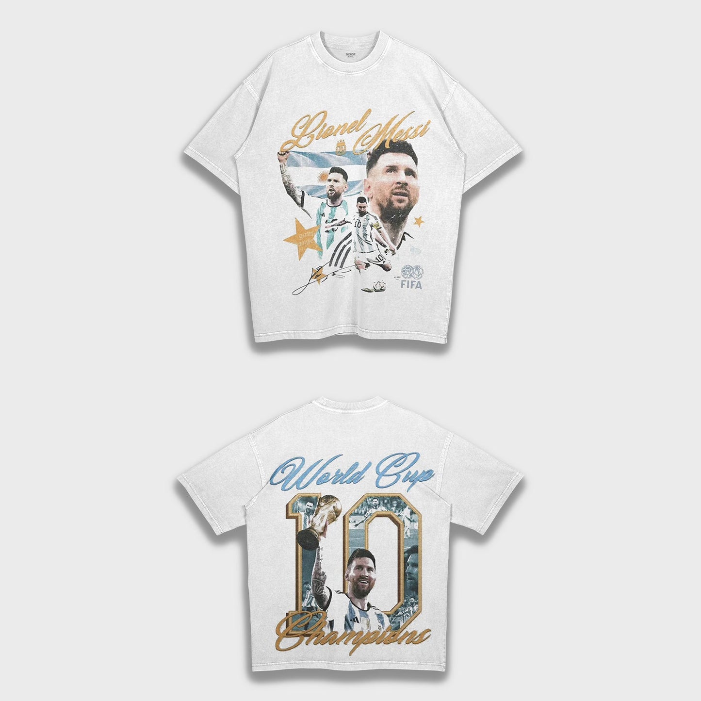 Lionel Messi - Loose Fit Heavyweight T-Shirt