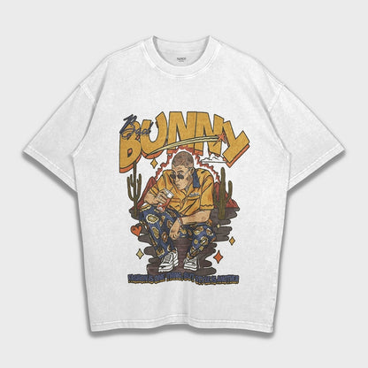 Bad Bunny - Loose Fit Heavyweight T-Shirt