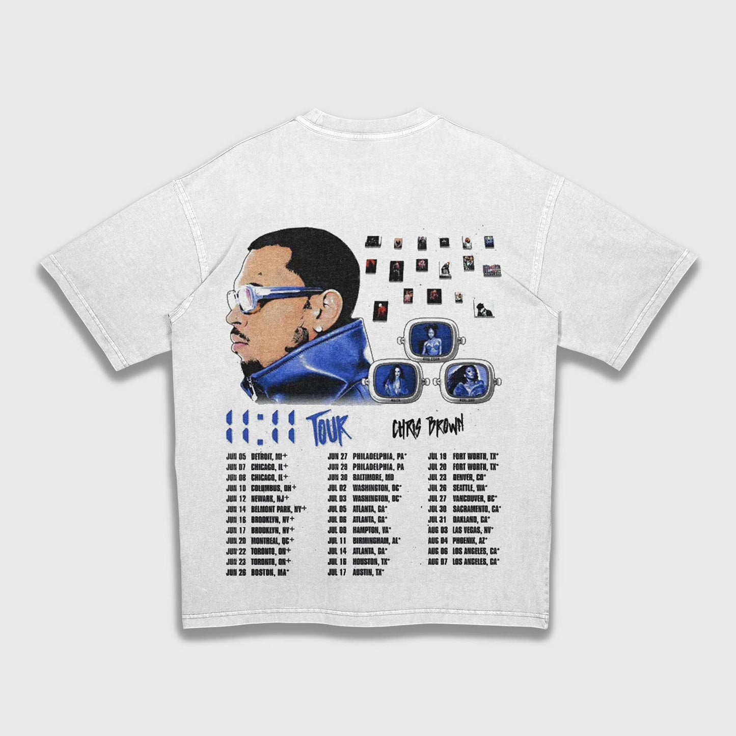 Chris Brown - Loose Fit Heavyweight T-Shirt