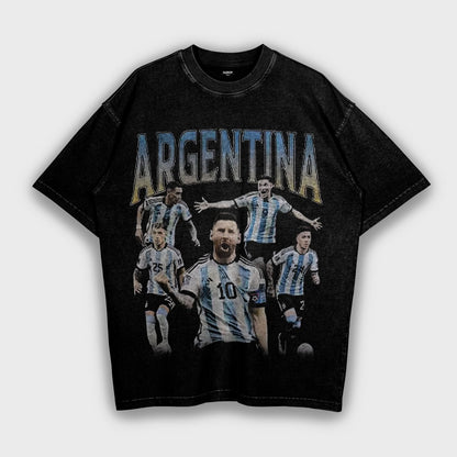 Lionel Messi - Loose Fit Heavyweight T-Shirt
