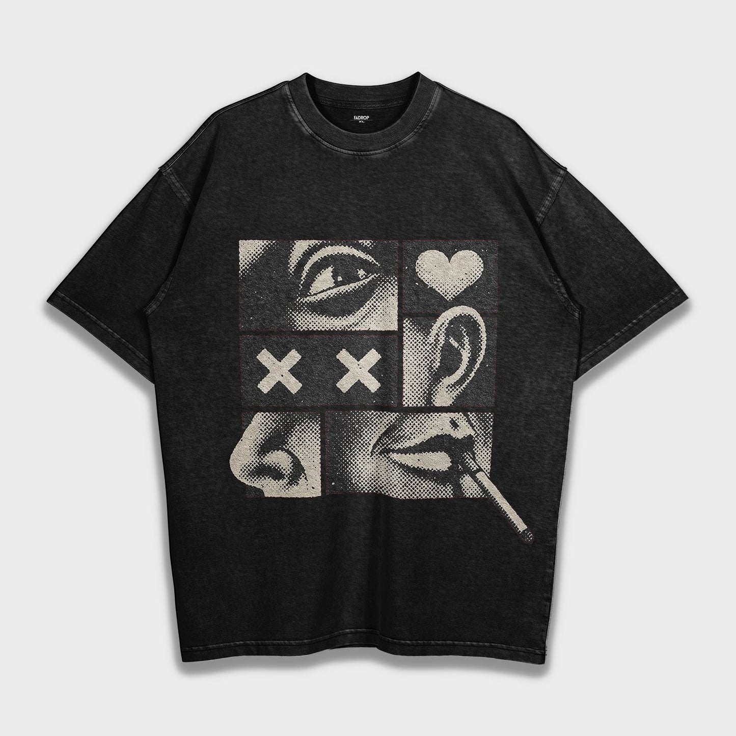 Silent Signals - Loose Fit Heavyweight T-Shirt