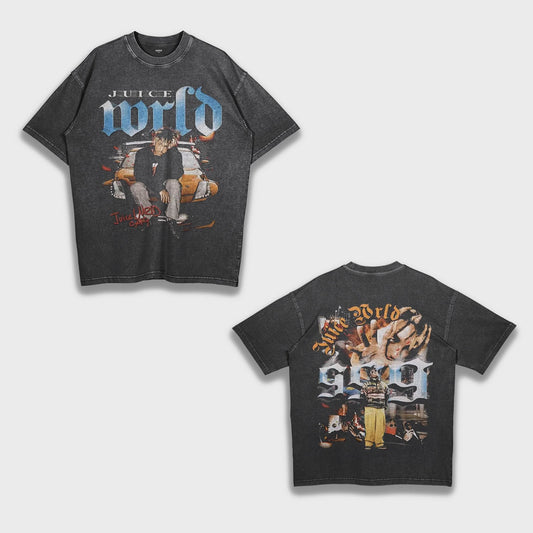 Juice Wrld - Loose Fit Heavyweight T-Shirt
