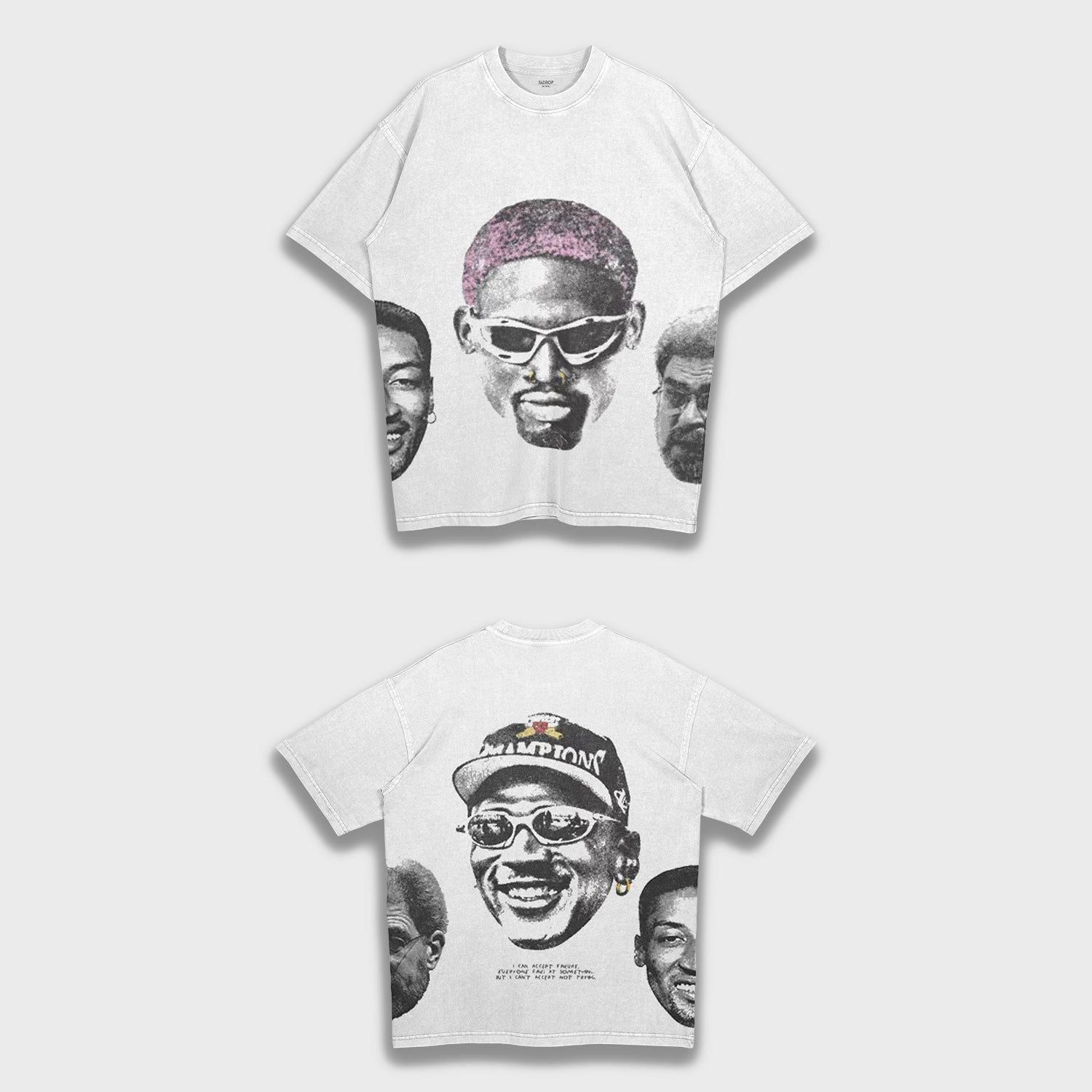 NBA 1996 Stars - Loose Fit Heavyweight T-Shirt