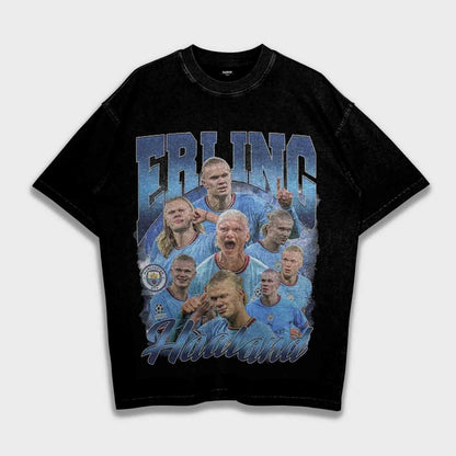 Erling Haaland - Loose Fit Heavyweight T-Shirt