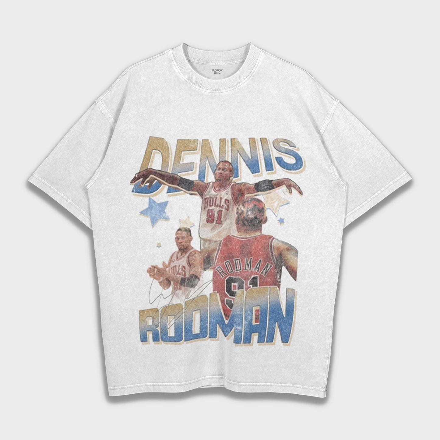 Dennis Rodman - Loose Fit Heavyweight T-Shirt