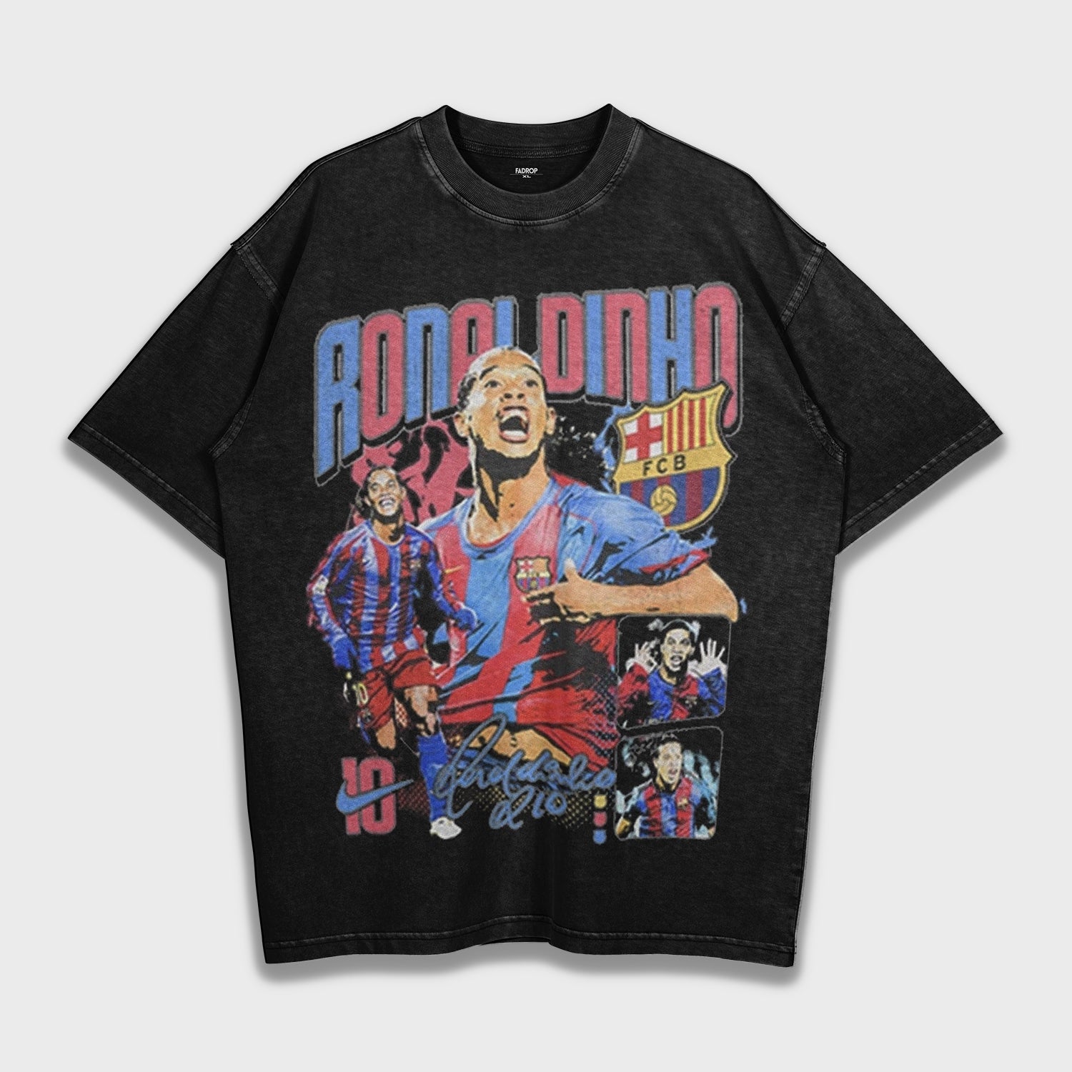 Ronaldinho - Loose Fit Heavyweight T-Shirt