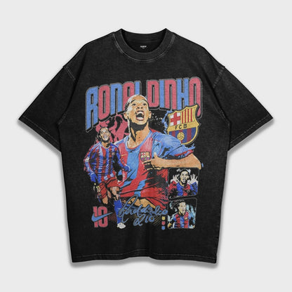 Ronaldinho - Loose Fit Heavyweight T-Shirt
