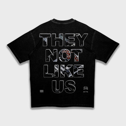 Kendrick Lamar NOT LIKE US - Loose Fit Heavyweight T-Shirt