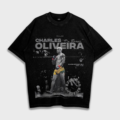 Charles Oliveira - Loose Fit Heavyweight T-Shirt