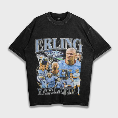 Erling Haaland - Loose Fit Heavyweight T-Shirt