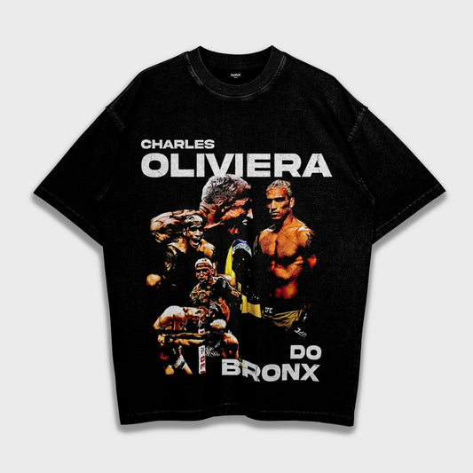 Charles Oliveira - Loose Fit Heavyweight T-Shirt