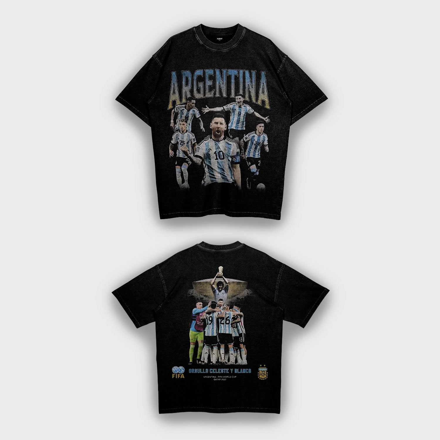 Lionel Messi - Loose Fit Heavyweight T-Shirt