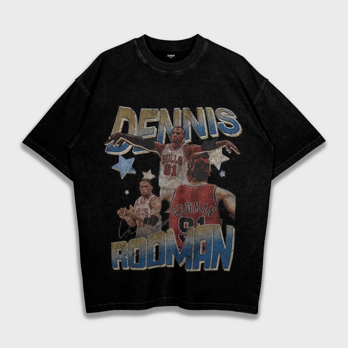 Dennis Rodman - Loose Fit Heavyweight T-Shirt