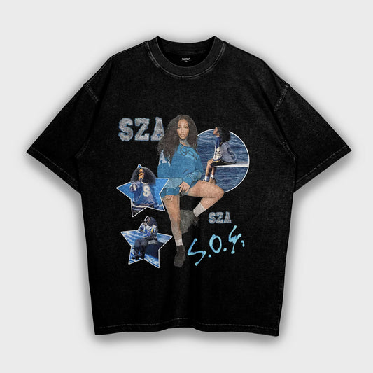 SZA - Loose Fit Heavyweight T-Shirt