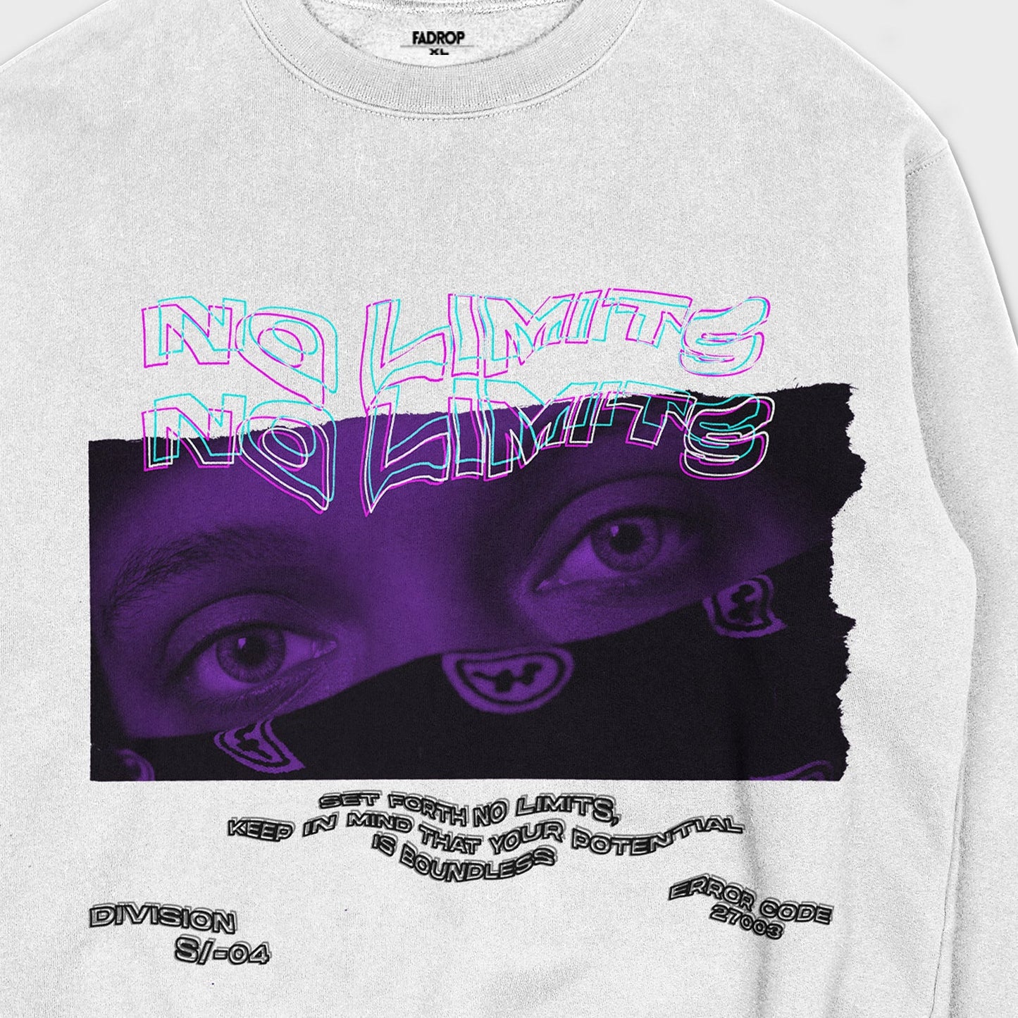 No Limit - Loose Fit Heavyweight Sweatshirt