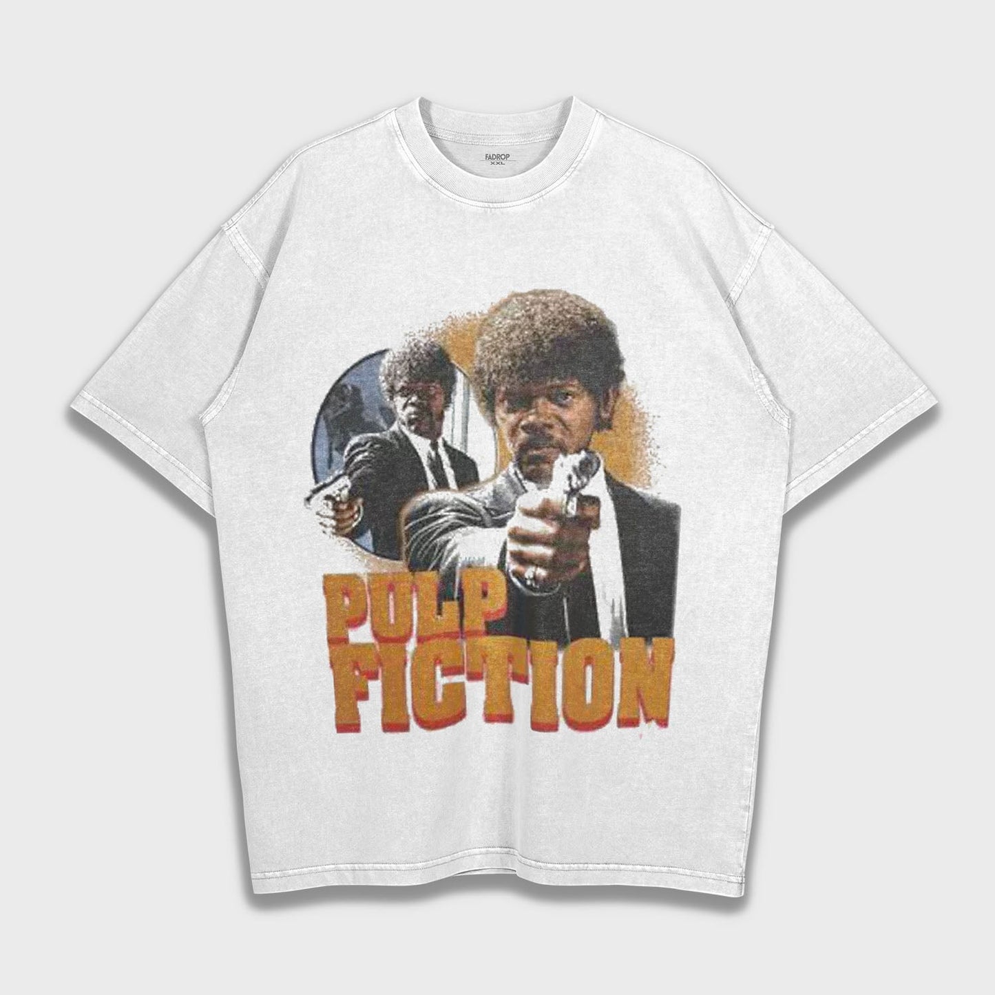 Pulp Fiction Movie Jules Winnfield (Samuel L. Jackson) - Loose Fit Heavyweight T-Shirt