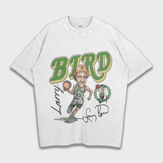 Larry Bird - Loose Fit Heavyweight T-Shirt