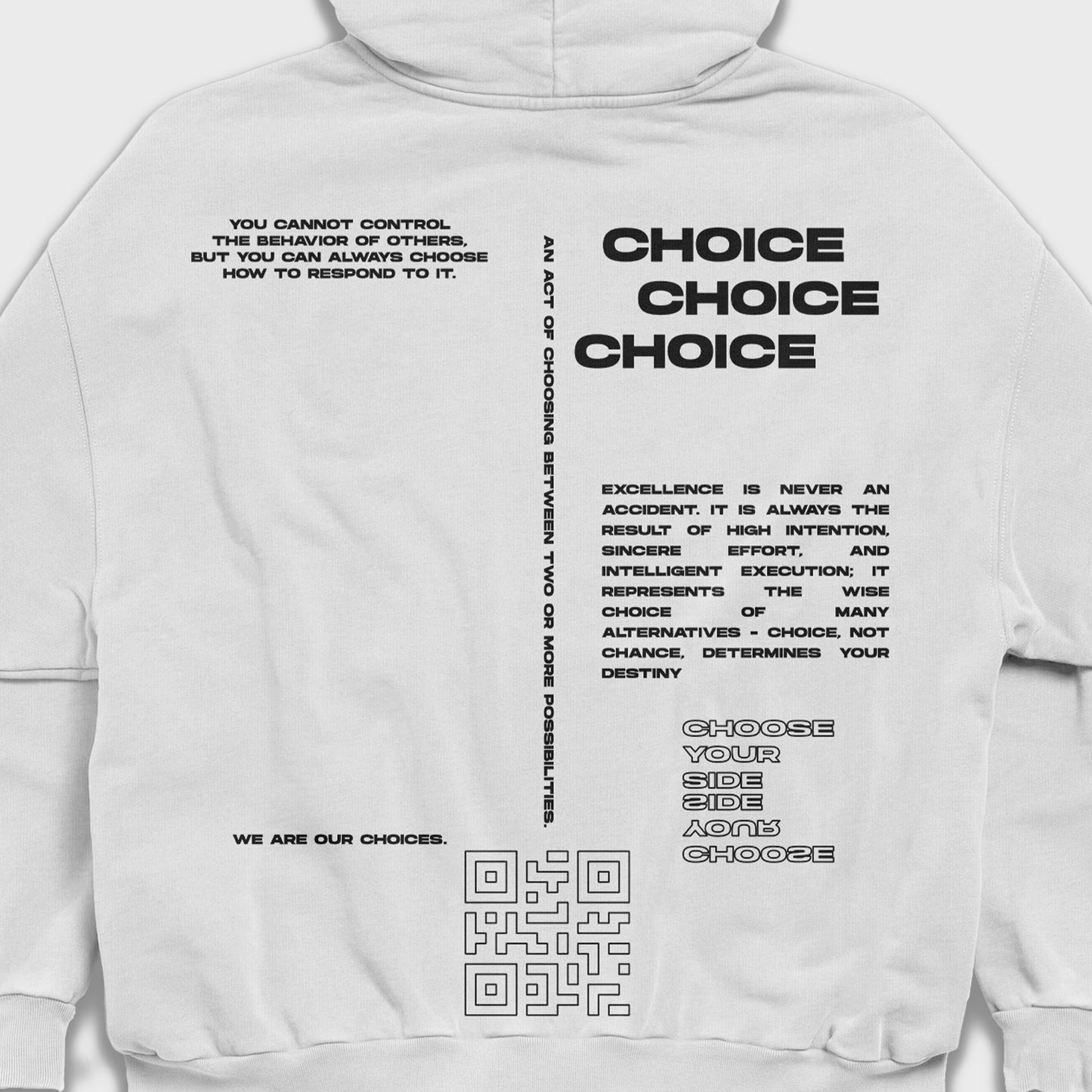 Choice - Heavy Loose Hoodie