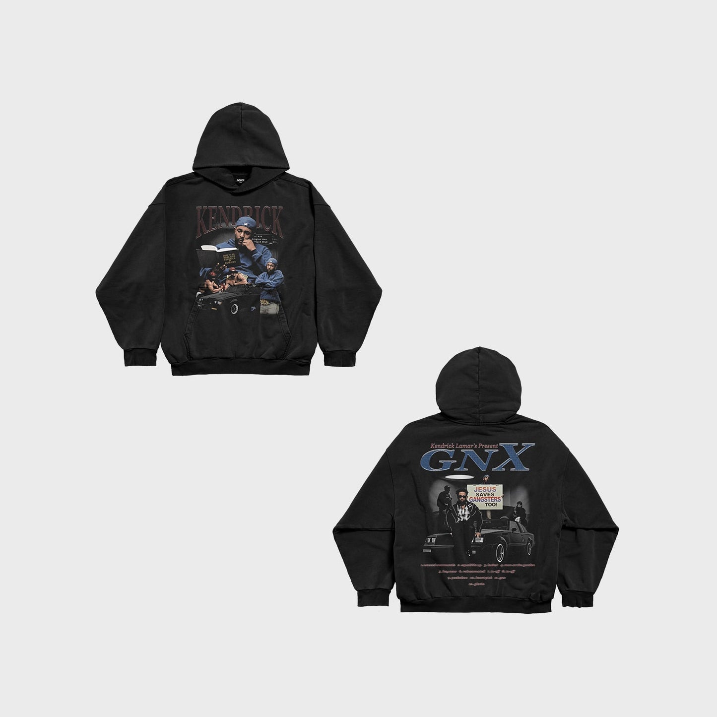 Kendrick Lamar GNX - Loose Fit Heavyweight Hoodie