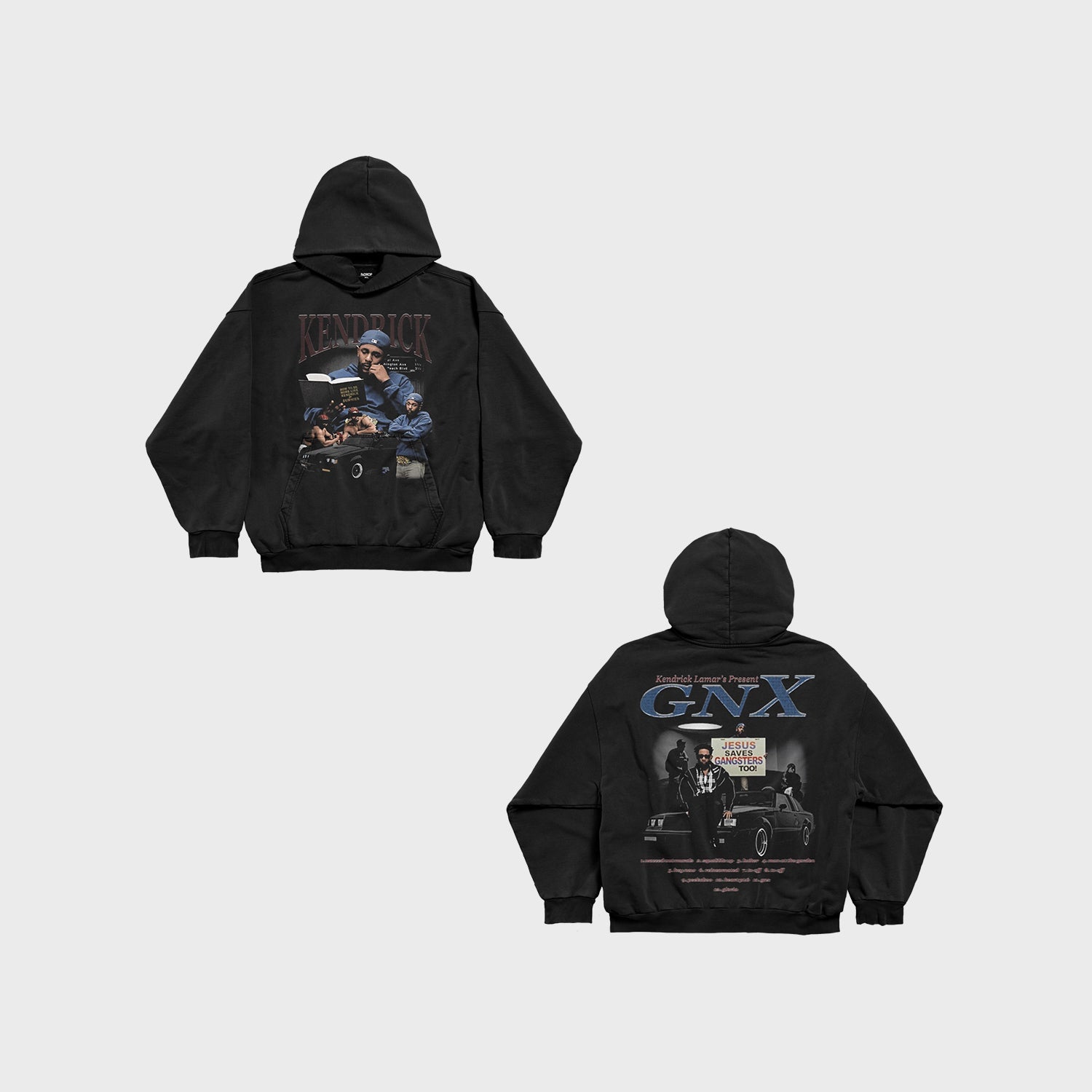 Kendrick Lamar GNX - Loose Fit Heavyweight Hoodie