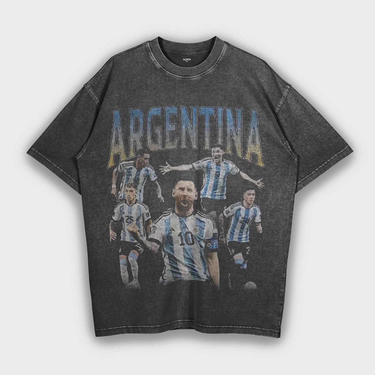 Lionel Messi - Loose Fit Heavyweight T-Shirt