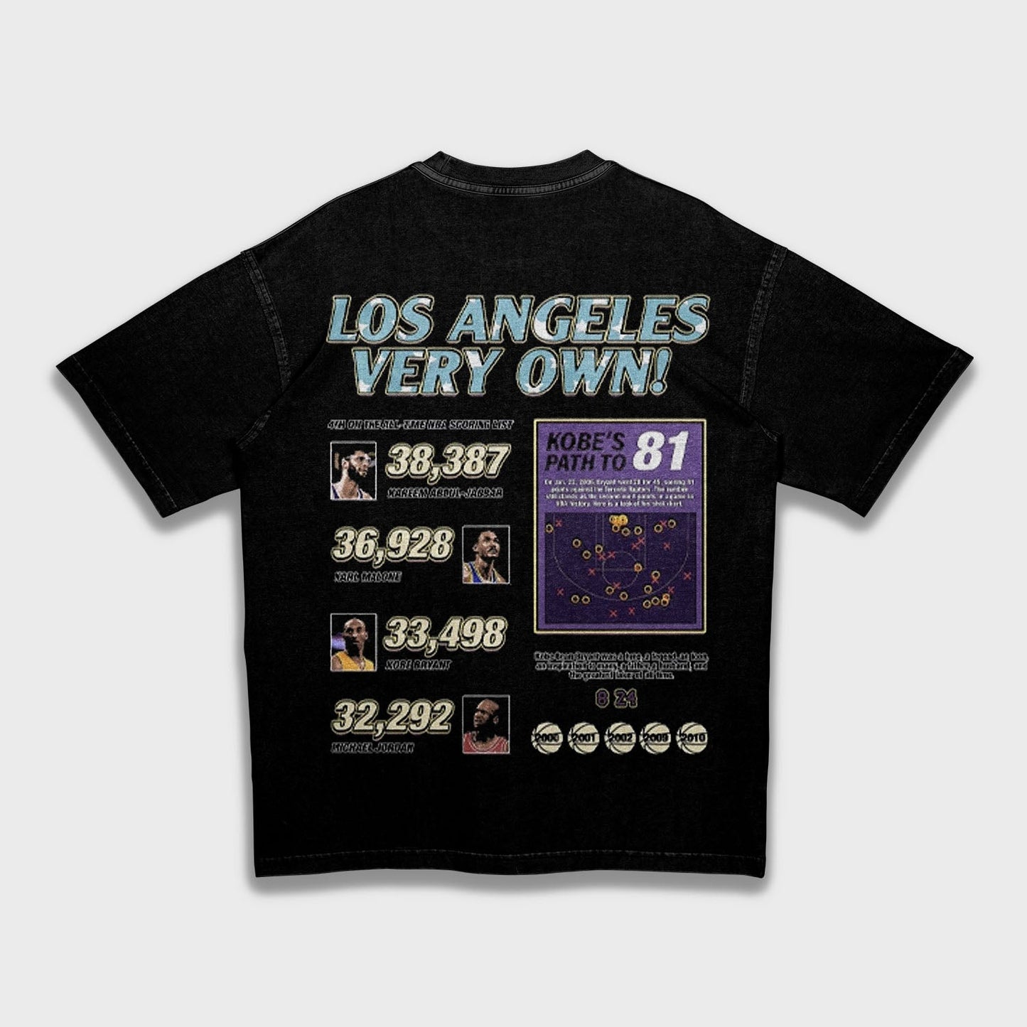 Tribute to Kobe Bryant - Loose Fit Heavyweight T-Shirt
