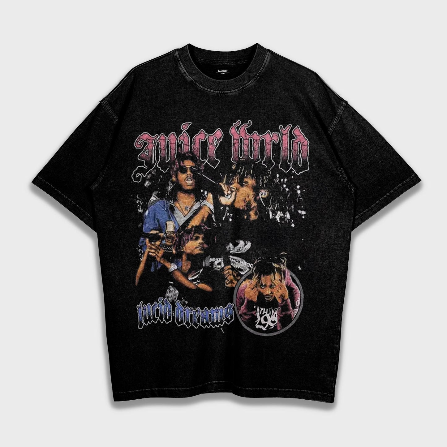 Juice Wrld - Loose Fit Heavyweight T-Shirt